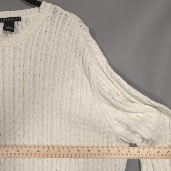 Consensus Sportwear Sweater XL UNITED KINGDOM🇬🇧MADE Men's Cable Knit Cotton - Picture 4 of 9